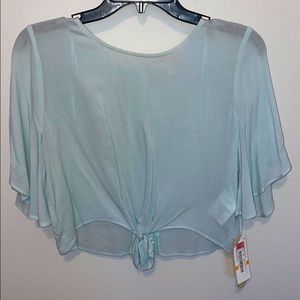 blue blouse